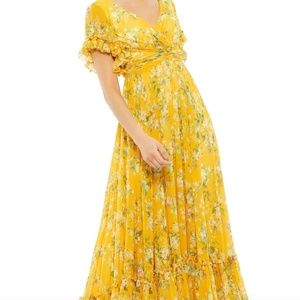 Mac Duggal Floral Gown